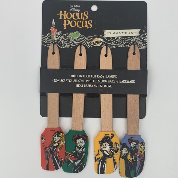 Hocus Pocus Mini 4 pack Baking Spatula set NWT - Picture 3 of 4